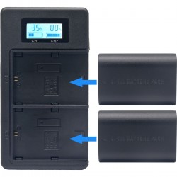 McoPlus Duocharger USB Canon LP-E6