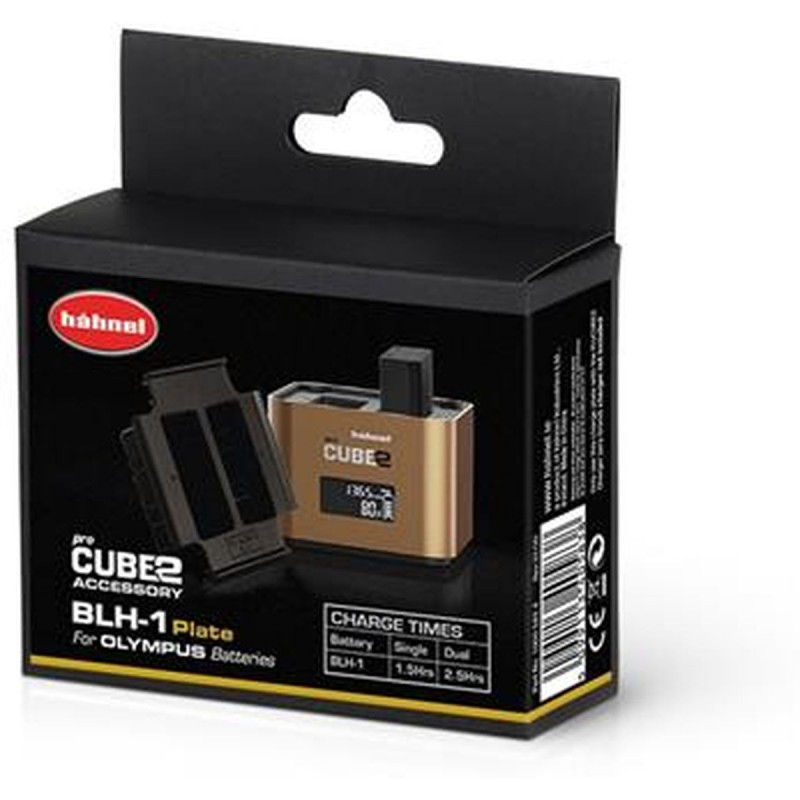 Hahnel ProCube2 accuplaat voor Olympus BLH-1 batterijen