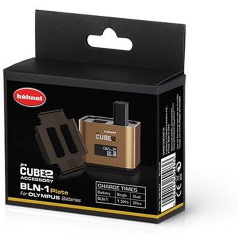 Hahnel ProCube2 accuplaat voor Olympus BLN-1 batterijen