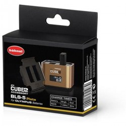 Hahnel ProCube2 accuplaat voor Olympus BLS-5 batterijen