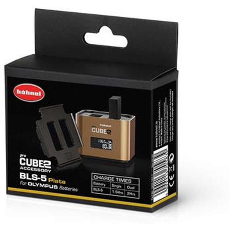 Hahnel ProCube2 accuplaat voor Olympus BLS-5 batterijen