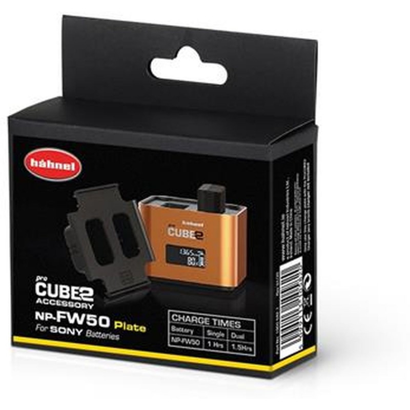 Hahnel ProCube2 accuplaat voor Sony NP-FW50 batterijen