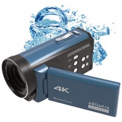 "Aquapix WDV5630 Grey Blue - Exclusieve waterdichte camera voor scherpe onderwaterfoto's"