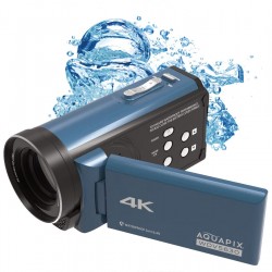 "Aquapix WDV5630 Grey Blue - Exclusieve waterdichte camera voor scherpe onderwaterfoto's"