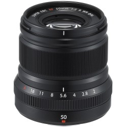 "Fujifilm XF 50mm f/2 R WR zwart - Beste prijs en snelle levering bij Foto-Groep"