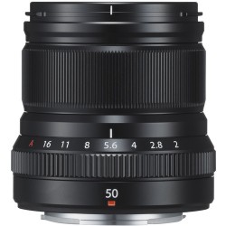 "Fujifilm XF 50mm f/2 R WR zwart - Beste prijs en snelle levering bij Foto-Groep"