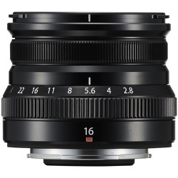 "Fujifilm XF 16mm f/2.8 R WR Zwart - Beste prijs en snelle levering bij Foto-Groep"