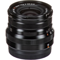 "Fujifilm XF 16mm f/2.8 R WR Zwart - Beste prijs en snelle levering bij Foto-Groep"