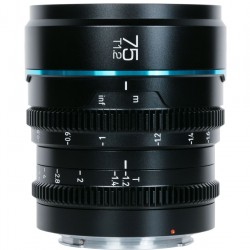 Sirui Night Walker 75mm T1.2 S35 MF Cine (X-Mount) Zwart - Foto-Groep