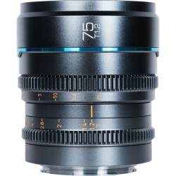 Sirui Night Walker 75mm T1.2 S35 MF Cine Lens (L Mount) Metal Gray