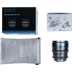 "Sirui Night Walker 16mm T1.2 S35 MF Cine (Sony E) Gunmetal Gray - Foto-Groep"