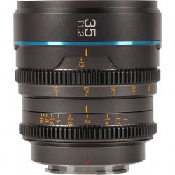 Sirui Nightwalker 35mm T1.2 APS-C/S35 MF Cine (Sony E) Gunmetal Gray - Foto-Groep