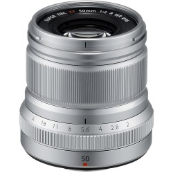 "Fujifilm XF 50mm f/2.0 WR Zilver - Bestel nu bij Foto-Groep"