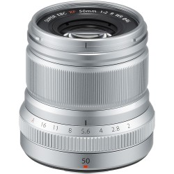 "Fujifilm XF 50mm f/2.0 WR Zilver - Bestel nu bij Foto-Groep"