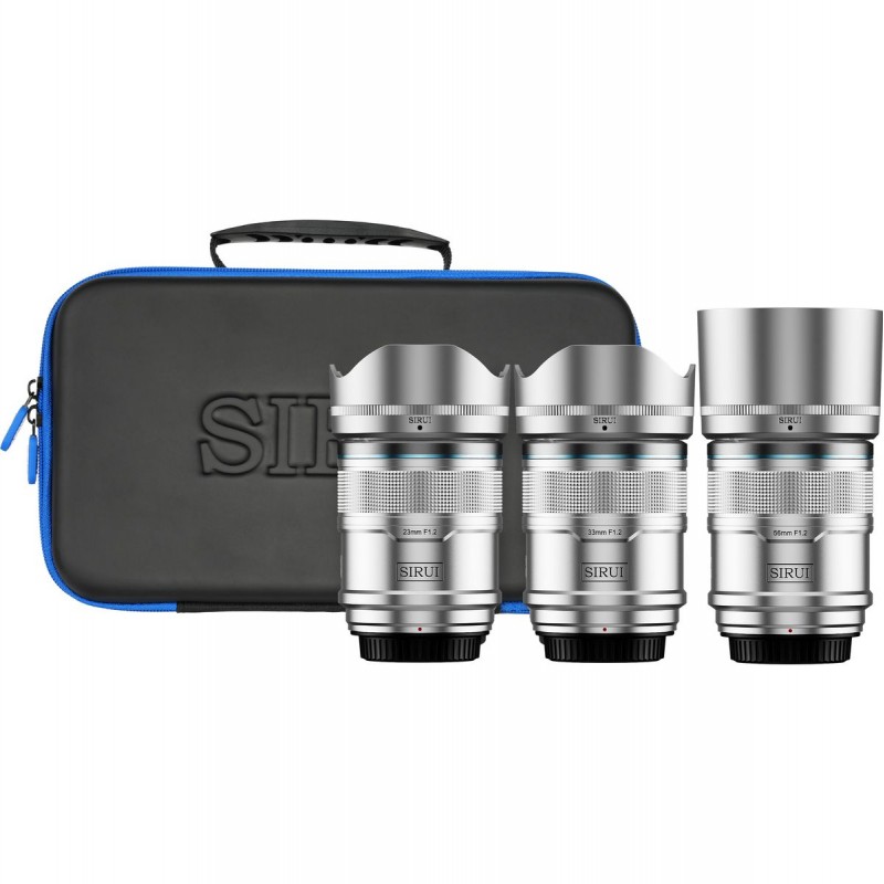 Sirui Sniper APS-C AF 3 Lenzen Kit (Nikon Z) Zilver | Foto-Groep Sirui Sniper APS-C AF 3 Lenzen Kit (Nikon Z) Zilver | Foto-Groep