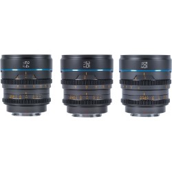 "Sirui Night Walker 24 35 55mm T1.2 S35 MF Cine Lens Set (MFT) - Foto-Groep"