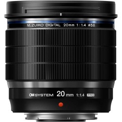 OM SYSTEM M.Zuiko Digital ED 20mm f/1.4 PRO - Krachtige lens voor professionele fotografie