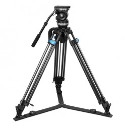 Sirui Twin-Leg Video Tripod 75mm Half-Bowl + VHS10 Professional Fluid Head