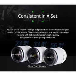 Sirui Sniper APS-C AF 3 Lenzen Kit (Nikon Z) Zilver | Foto-Groep