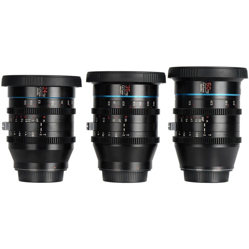 Sirui Jupiter T2 FF Macro Cine 3-Lenzen Set (PL Mount) - Foto-Groep Sirui Jupiter T2 FF Macro Cine 3-Lenzen Set (PL Mount) - Foto-Groep