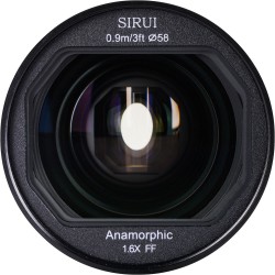 "Sirui 35mm T2.9 1.6x FF Anamorphic (DL Mount) Carbon Fiber - Foto-Groep"