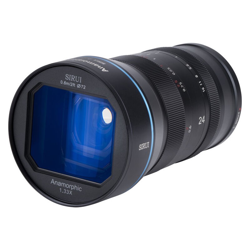 "Sirui 24mm 1.33x f/2.8 Anamorphic (Sony E) - Foto-Groep" "Sirui 24mm 1.33x f/2.8 Anamorphic (Sony E) - Foto-Groep"