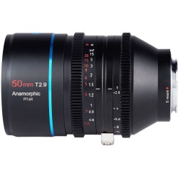 "SIRUI 50mm T2.9 Neutral Flare 1.6x FF Anamorphic (X Mount) Carbon Fiber - Foto-Groep"