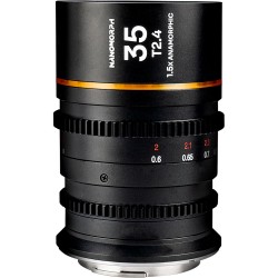 "Laowa Nanomorph 35mm T2.4 1.5X S35 (Amber) (Cine) MFT - Foto-Groep"