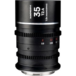"Laowa Nanomorph 35mm T2.4 1.5x S35 (Silver) (Cine) MFT - Laowa lens voor scherpe beelden"