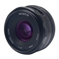 Mcoplus MCO35mm f/1.6 Sony E Zwart - Professionele lens voor Sony E-camera's | Foto-Groep