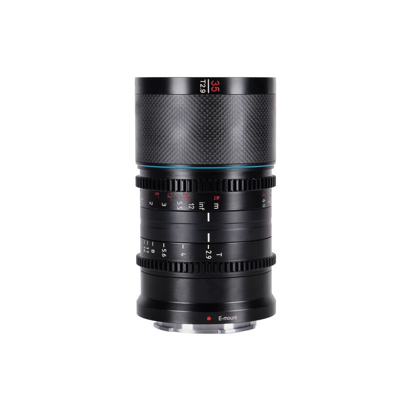 Sirui 35mm T2.9 1.6x Anamorphic Carbon Fiber (Sony FE) | Foto-Groep Sirui 35mm T2.9 1.6x Anamorphic Carbon Fiber (Sony FE) | Foto-Groep