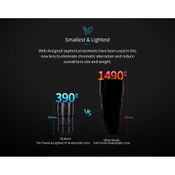 Sirui 35mm T2.9 1.6x Anamorphic Carbon Fiber (Sony FE) | Foto-Groep