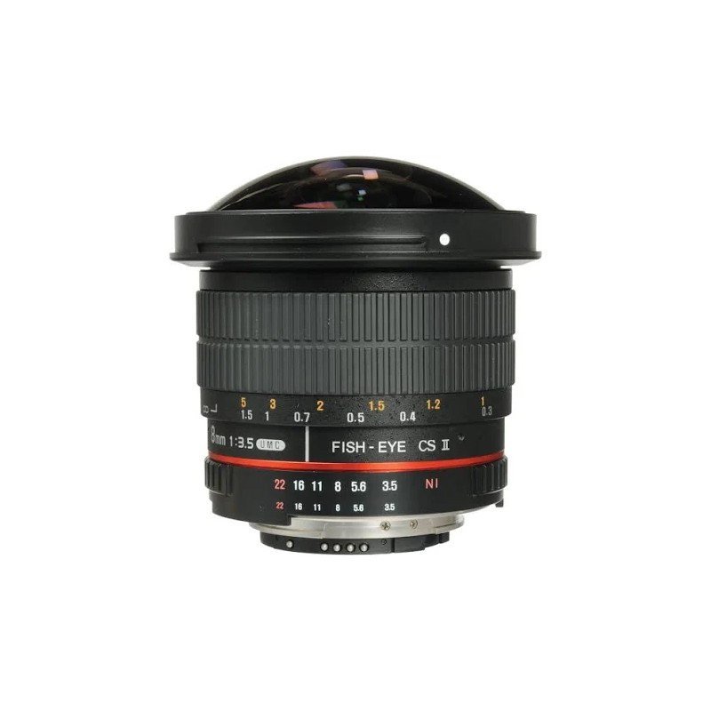 "Samyang 8mm f/3.5 UMC Fisheye CSII AE Nikon F (DX) - Foto-Groep"