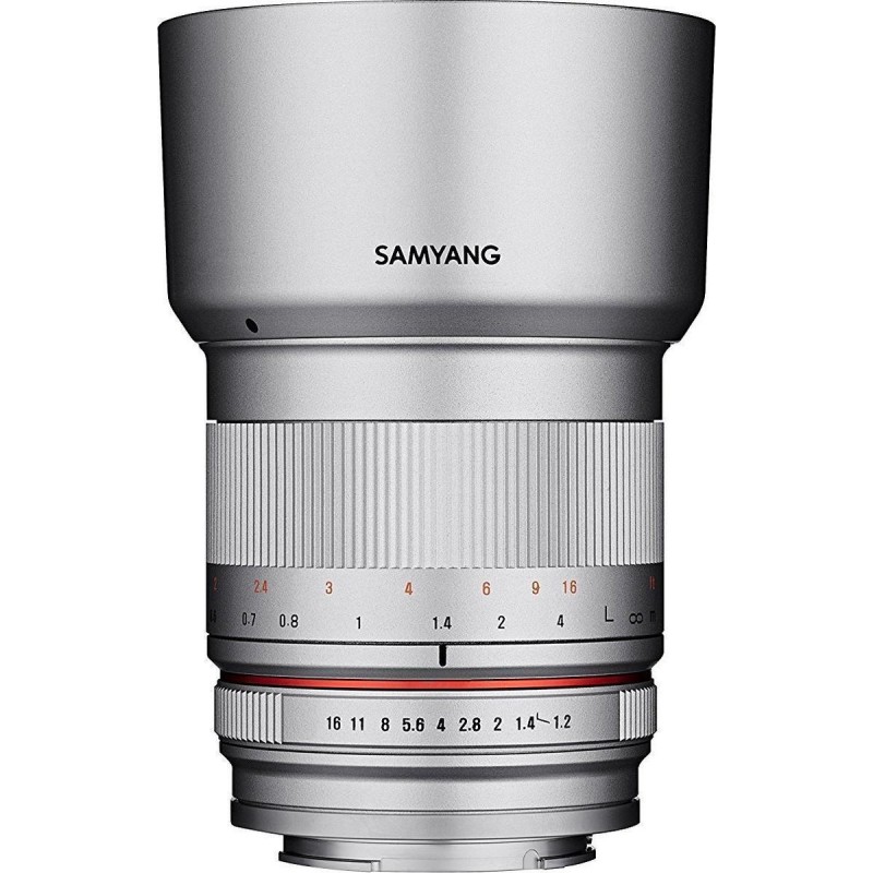 Samyang 50mm f/1.2 AS UMC CS (Canon EF-M) Zilver | Foto-Groep