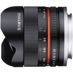 "Samyang 8mm f/2.8 UMC Fisheye II (Sony E) Zwart - Foto-Groep"
