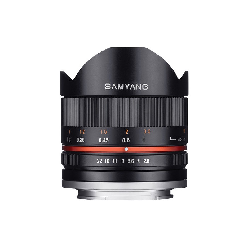 "Samyang 8mm f/2.8 UMC Fisheye II (Sony E) Zwart - Foto-Groep"