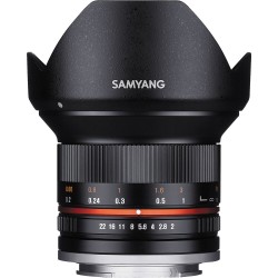 "Samyang 12mm f/2.0 NCS CS (Fujifilm X) Zwart - Foto-Groep"