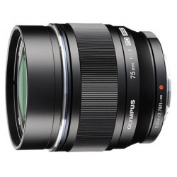 75mm f1 8 M.Zuiko ED Zwart