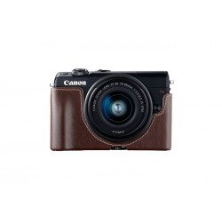 Canon  EH31-FJ Dark Bruin lederen beschermhoesje