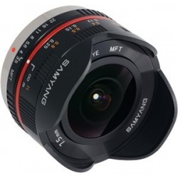 7,5mm F3,5 UMC fisheye MFT zwart