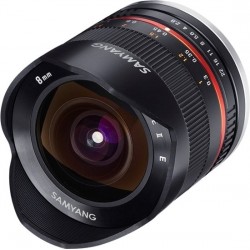 Samyang 8mm f2.8 UMC fisheye II Canon EF-M zwart | Foto-Groep