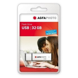AgfaPhoto USB-Stick 32 GB 2.0, Lezen 15M B sec, Sch rijven 5MB sec