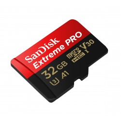 San Disk 32GB microSDHC-Karte Extreme PR O UHS-I U3 V30 A1