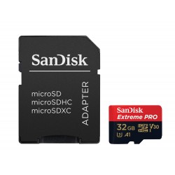 San Disk 32GB microSDHC-Karte Extreme PR O UHS-I U3 V30 A1