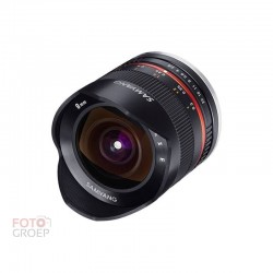 Samyang 8mm f2.8 UMC fisheye II Canon EF-M zwart | Foto-Groep