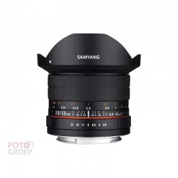Samyang 12mm f2.8 ED AS NCS fisheye Four Thirds | Foto-Groep