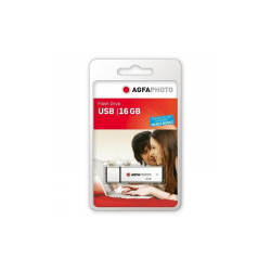 AgfaPhoto USB-Stick 16 GB 2.0. Lezen 15M B/sec. Sch rijven 5MB/sec | Foto-Groep
