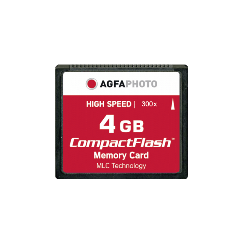 AgfaPhoto 4 GB CompactFlash-Card High Speed (MLC) | Foto-Groep AgfaPhoto 4 GB CompactFlash-Card High Speed (MLC) | Foto-Groep