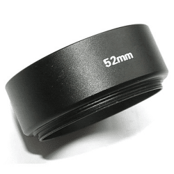 Giambat  52mm Metalen Zonnekap | Foto-Groep