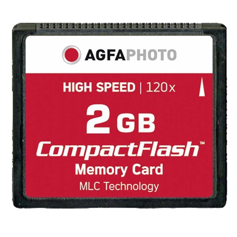 AgfaPhoto 2 GB CompactFlash HighSpeed (MLC) | Foto-Groep